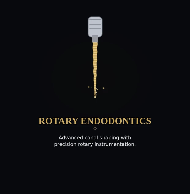 Rotary root canal therapy — advanced canal shaping instrumentation