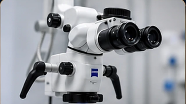 Dental magnification system with articulated arm and binocular head