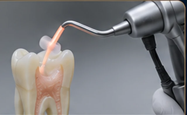 Thermoplasticized gutta-percha obturation of a root canal