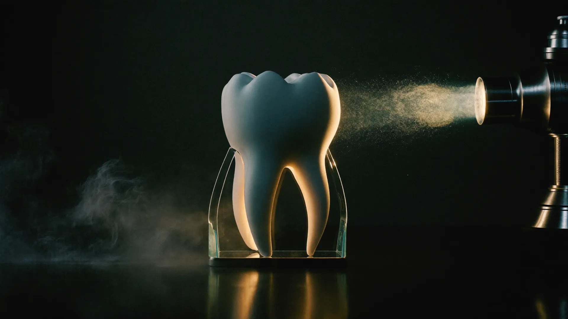 Professional teeth whitening treatment